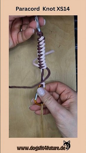How to do Dog Collar Paracord Tutorial Knot XS14