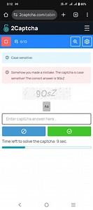 Solve the captcha: 9QsZ... | Filo