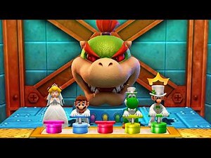 Mario Party: The Top 100 - All 100 Minigames Battle! Peach Vs Mario Vs Yoshi Vs Luigi