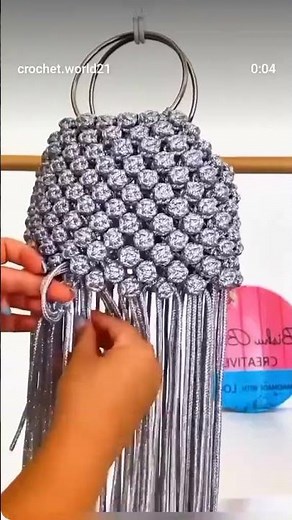 how to make macrame bag | how to make macrame| macrame purse #crochet #crochetpurse