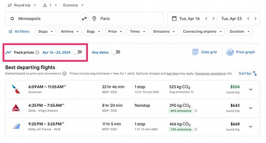 How to Use Google Flights Price Alerts | Thrifty Traveler