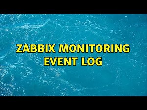 Zabbix monitoring event log