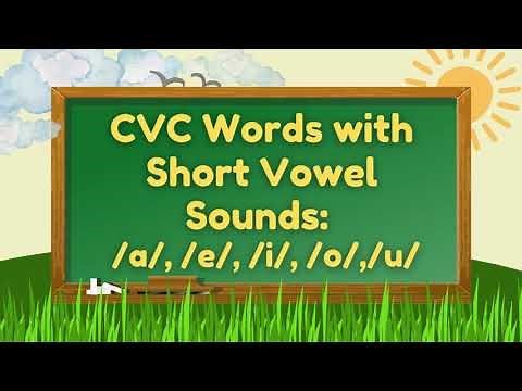 Learn to Read CVC Words | Short Vowel Sounds (a, e, i, o, u) Practice for Kids