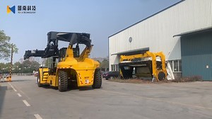 [Hot Item] 45 Tons Reach Stackers Container 15 Meters Moving Port Container Reach Stacker