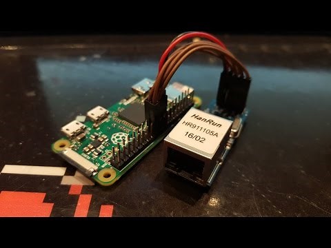 Adding ethernet to a Raspberry Pi Zero using the GPIO pins (and not the USB port)