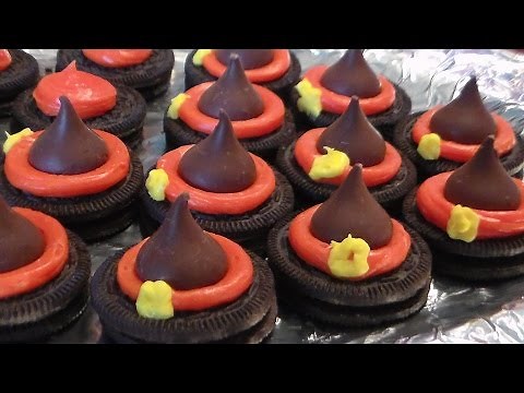 Easy Halloween Treat Kids CAN Make! Witch Hats!