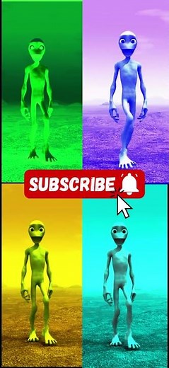 ALIEN DANCE 👽💃 | The Most Viral Dance in the Galaxy! #shorts