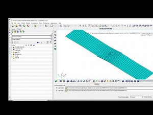 How to apply forces in Hyper works, simulate and display results