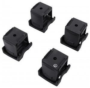 SquareBar Adapters for Thule Snowpack, SnowPack Extender, DockGlide, or DockGrip - Qty 4 Thule Acces