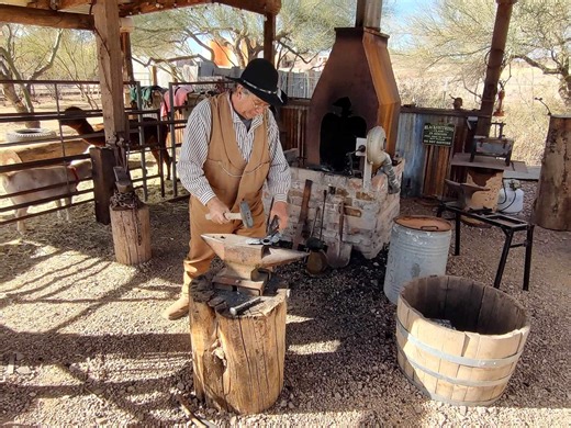 Blacksmith Experience at Vulture City Forge - Raising Arizona Kids Magazine