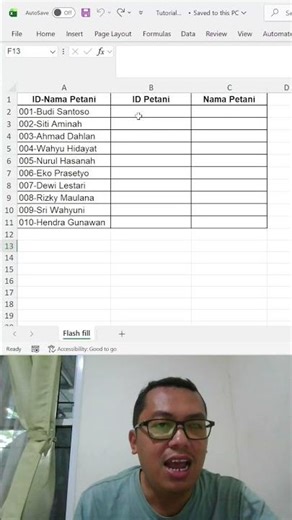 Trik Cepat Memisahkan Data di Excel (Flash Fill)