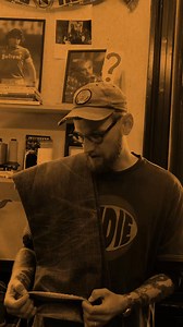 31K views · 279 reactions | A worn-in pair of selvage jeans showed up in our Repair Shop. We traced it back to 2005, but the denim was a mystery. So we asked Kaihara to remake it: 14 oz, rigid, green cast. A recreation of a mystery. | Nudie Jeans | Facebook