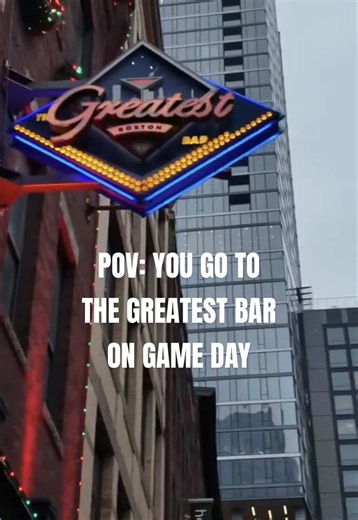 AFC Championship Game at the Greatest Bar in Boston
