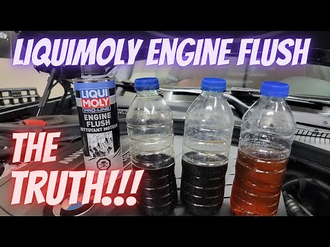 The truth about liqui moly engine flush (my first oil change)