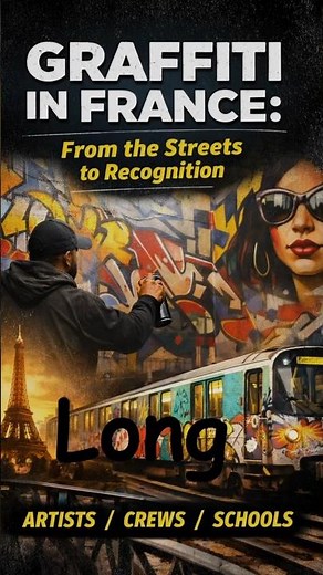 Graffiti in France: From the Streets to Recognition #graffiti #arthistory #streetart #urbanart