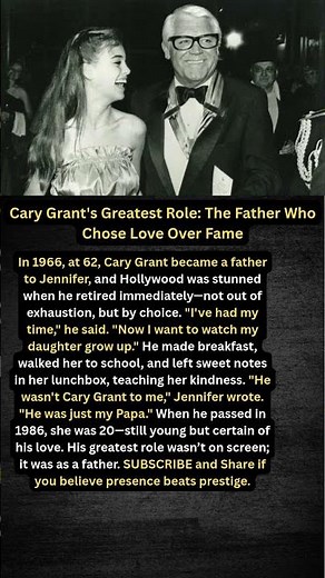Cary Grant's Greatest Role: The Father Who Chose Love Over Fame #shorts