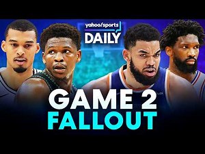 Wemby's Spurs DESTROY Wolves + Anunoby Hurt in win vs Embiid-less 76ers | Yahoo Sports Daily LIVE! 🔴