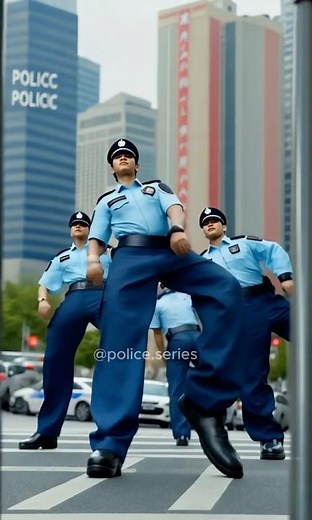 🇯🇵 Japanese Police Officers Battle Dance Trend | Funny Thing - Thundercat 🔥😂