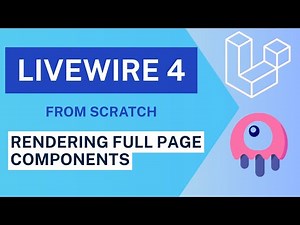 Rendering Full Page Components || Laravel Livewire Beginner Series