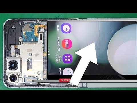 Samsung galaxy flip 5 screen replacement || screen damage || how to open || how to replace screen