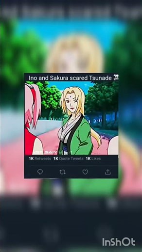 ino and sakura scared lady tsunade #funnyshorts