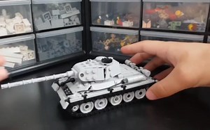 乐高 Lego ww2 苏军 T-34-85坦克 moc作品展示