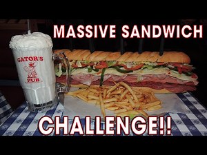 MASSIVE ITALIAN SUB SANDWICH CHALLENGE!!