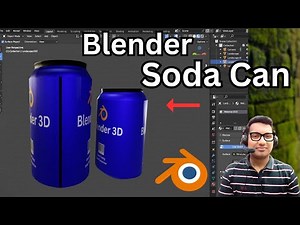 Blender Soda Can Modelling | Blender for Beginners | Blender 3d