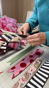 Adding your ribbon tails to your deco mesh wreaths does not take too much time. So take 15 or 20 minutes to get that accomplished today and then we’ll go onto the next step of prepping your Wreath sign and adding it to your wreath. . #wreathmaking #craftingideas #ribbonhoarder #ribbonaddiction #frontdoorwreath | The Wreath Creator