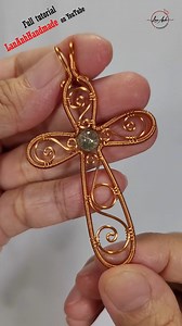 130K views · 1.7K reactions | Cross pendant - Free tutorial here https://youtu.be/0QjuM6MUwnE | Lan Anh Handmade | Facebook