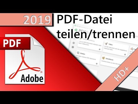 PDF teilen bzw. Seiten trennen (online, kostenlos) in 2 MINUTEN (HD 2019)
