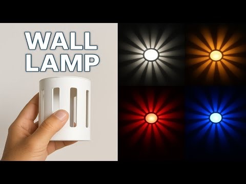 How to Make Amazing Wall Lamp at Home 🏠 | DIY Wall Light for Diwali Decoration 💡