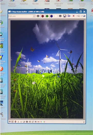 Replying to @Arman 🦋🌻#frutigeraero #liminal #windowsxp #3drender #butterfly