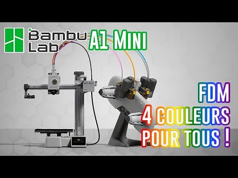 The BambuLab A1 Mini 🌈 color 3D printing for everyone!