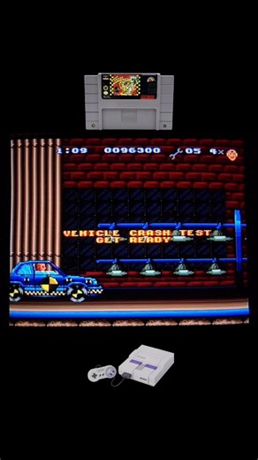 Incredible Crash Dummies (SNES) Vehicle Crash Test #shorts #gameplay #retrogaming #supernintendo