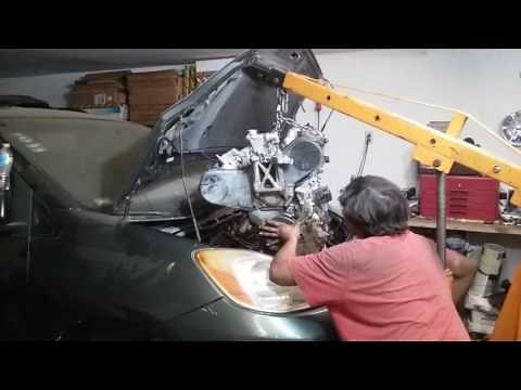 04 Toyota sienna engine removal without drop subframe