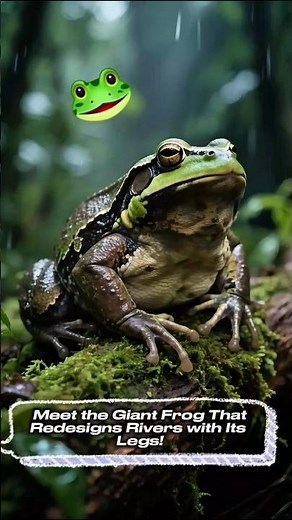 Meet the Giant Frog That Redesigns Rivers