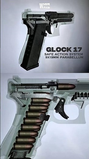 Inside the Glock 17: A 3D Mechanical Symphony