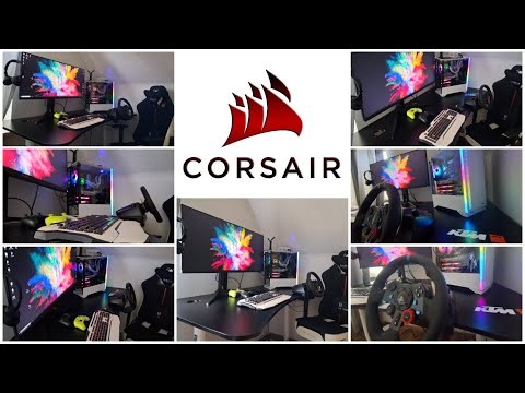 CORSAIR GAMING SETUP | AOC AGON AG405UXC + MSI GEFORCE RTX 5050 OC 8GB + AROZZI ARENA