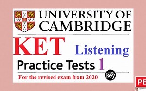 KET Listening 2020 - Cambridge A2 KEY for schools TRAINER (2020) - Practice Test
