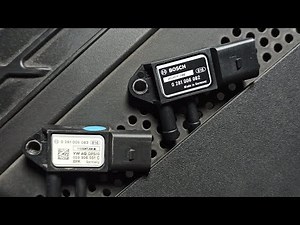 Audi Q5 2.0 TDI How to replace the differential pressure sensor(DPF. Partikel filter)
