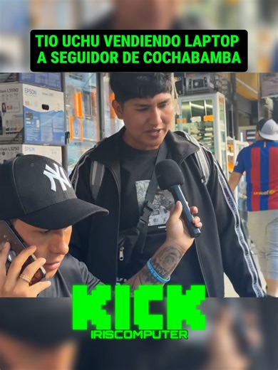 TÍO UCHU VENDIENDO LAPTOP A SEGUIDOR DE COCHA 😭🔥 Desde la Llajta cerrando ventas en persona 😤💪 Seguidor feliz, laptop nueva y foto obligatoria 🚀✨ No es solo una compra… es confianza y comunidad 💚 Cochabamba presente como siempre 😎🔥 📲 Kick: IRISCOMPUTER 📸 IG: TIO_UCHU #TioUchu #IrisComputer #Cochabamba #VentaReal #LaptopNueva