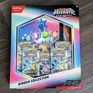 NEW 💎 Prismatic Evolutions 💎 Binder Collection Pokemon Cards FACTORY SEALED