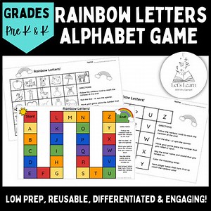 Letter Sounds Board Game | Alphabet Practice | PreK–K