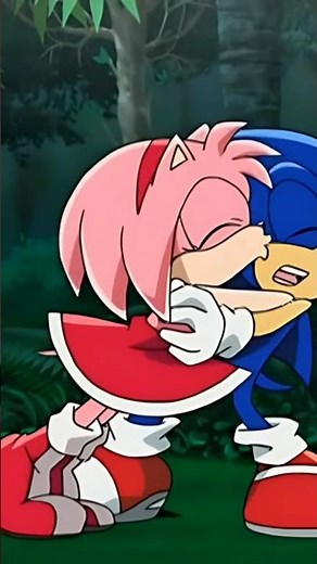 Amy kissing Sonic Smooth High Quality
