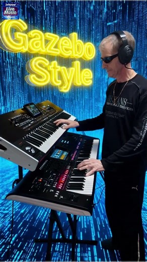 Gazebo Style I Live Synth Performance I I Like Chopin I