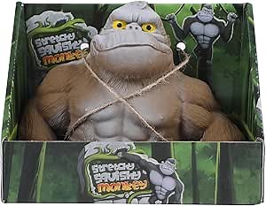Super Stretchy Gorilla Fidget Toy, Squishy Monkey Squeeze Toy, Stress Relief and Sensory Toy for Kids and Adults, Fun Gift for Fidgeters, Ideal Gift for Kids (Brown), WFL-006