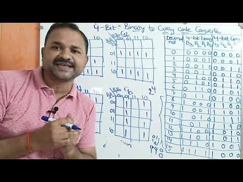 4 Bit Binary to Gray Code Converter || DLD || DE