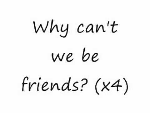 WAR - Why Can't We Be Friends? W/ Lyrics