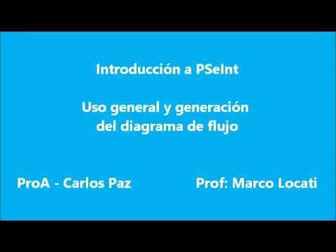 PSeInt: conversión de pseudocódigo a diagrama de flujo